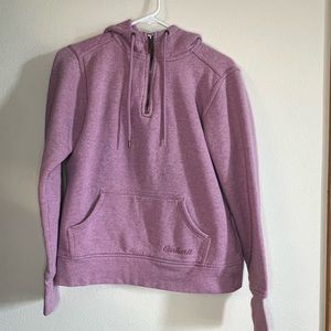 Carhartt Woman’s Clarksburh Quarter Zip Hooded Sweatshirt